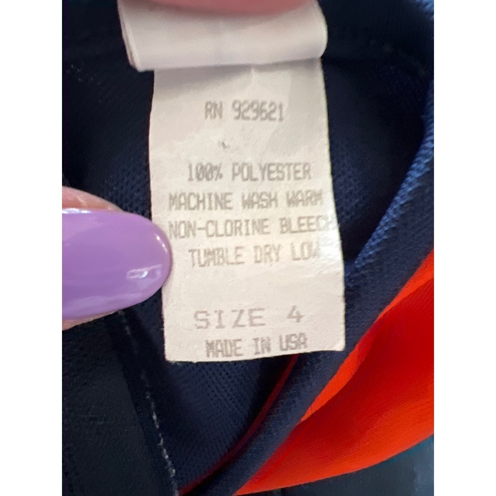 Little King University of Illinois Fighting Illini Cheerleader Dress Kids Size 4 - Picture 4 of 4